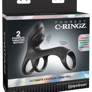 Fantasy C-Ringz Ultimate Couples Cage Pro Black