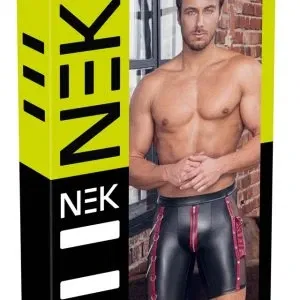 NEK Herren Pants L schwarz - Mattlook mit Extras