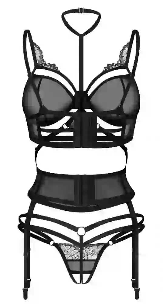 Obsessive Premium Set "Premisis" Schwarz XS/S Obsessive Premium Set "Premisis" Schwarz XS/S