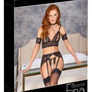 Abierta Fina Luxus Straps-Set Schwarz & Gold