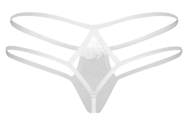 Obsessive String Arrowel in Weiß - Verführerischer Spitzenstring Obsessive String Arrowel in Weiß - Verführerischer Spitzenstring