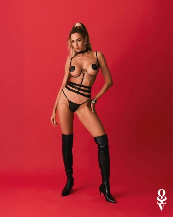 Obsessive Premium Harness Premisis - Sinnliches französisches Design - Schwarz - Größe L Obsessive Premium Harness Premisis - Sinnliches französisches Design - Schwarz - Größe L