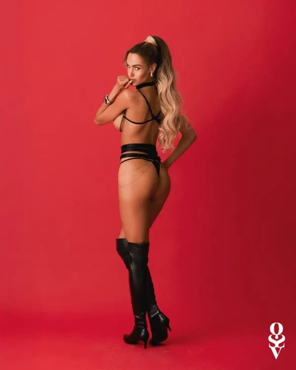 Obsessive Premium Harness Premisis - Sinnliches französisches Design - Schwarz - Größe L Obsessive Premium Harness Premisis - Sinnliches französisches Design - Schwarz - Größe L