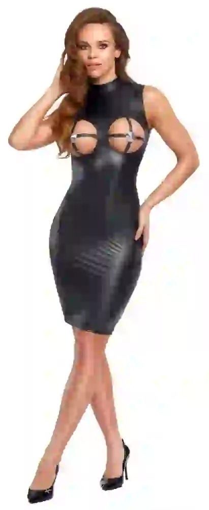 Cottelli PARTY - Busenfreies Minikleid in Schwarz