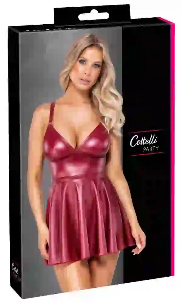 27191853021_verp Cottelli PARTY Träger-Minikleid - Rot - Mattlook