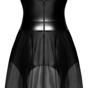 Noir Tube-Minikleid "Powerwetlook Straps Noir Tube-Minikleid "Powerwetlook Straps – Bild 5