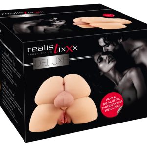 Realistixxx Deluxe Doppeltorso in Hautfarben, Double Torso für intensive Dreier-Feelings