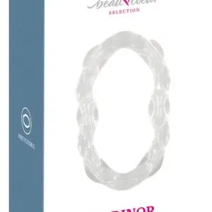 beau coeur PARINOR Silicone Cock & Ball Ring - Transparent, dehnbar, rutschfest