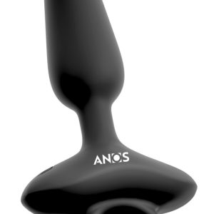 ANOS Flexibler Vibrating Butt Plug in Schwarz – Bild 4