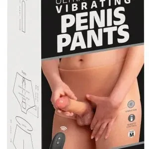 You2Toys Ultra Realistic Vibrating Penis Pants Liquid S - Hautfarben Hell