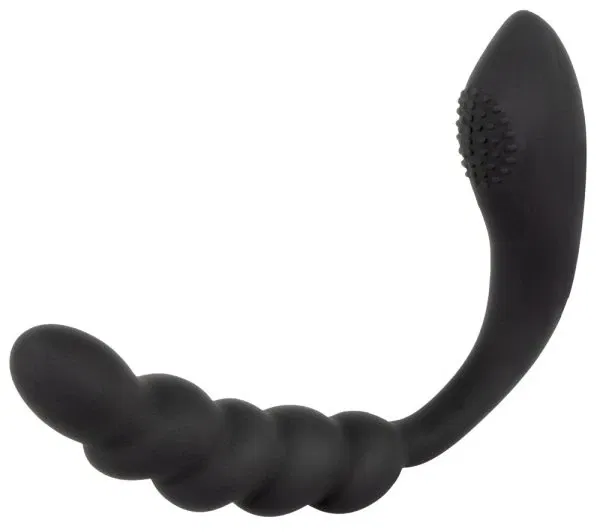 Black Velvets Bendable Dual Stimulator - Schwarz, wasserdicht, Silikon - 26cm