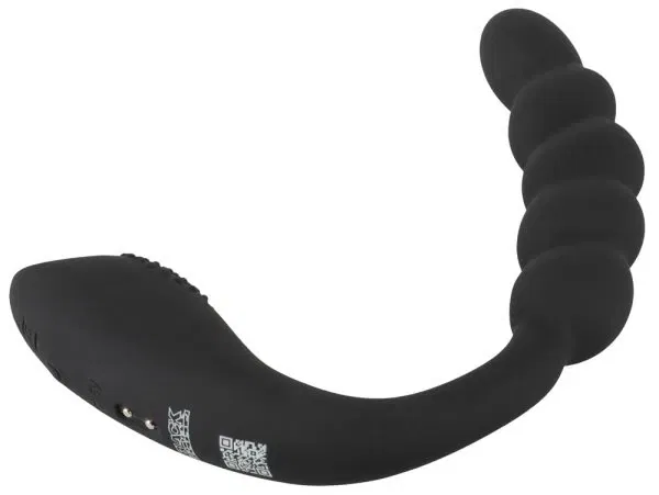 Black Velvets Bendable Dual Stimulator - Schwarz, wasserdicht, Silikon - 26cm