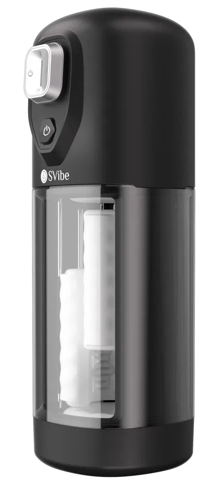 SVibe IKON VOLT Masturbator - Handmassage mit Vibration, Wärme - 27 cm - Schwarz SVibe IKON VOLT Masturbator - Handmassage mit Vibration, Wärme - 27 cm - Schwarz