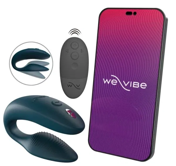 We-Vibe Paarvibrator Sync 2 - G-Punkt-Stimulator, 10 Vibrationsmodi, wasserdicht We-Vibe Paarvibrator Sync 2 - G-Punkt-Stimulator, 10 Vibrationsmodi, wasserdicht