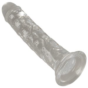 FlexiFun Transparenter Saugfuß-Dildo 15cm FlexiFun Transparenter Saugfuß-Dildo 15cm – Bild 4