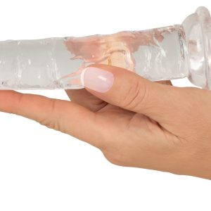 FlexiFun Transparenter Saugfuß-Dildo 15cm FlexiFun Transparenter Saugfuß-Dildo 15cm – Bild 5