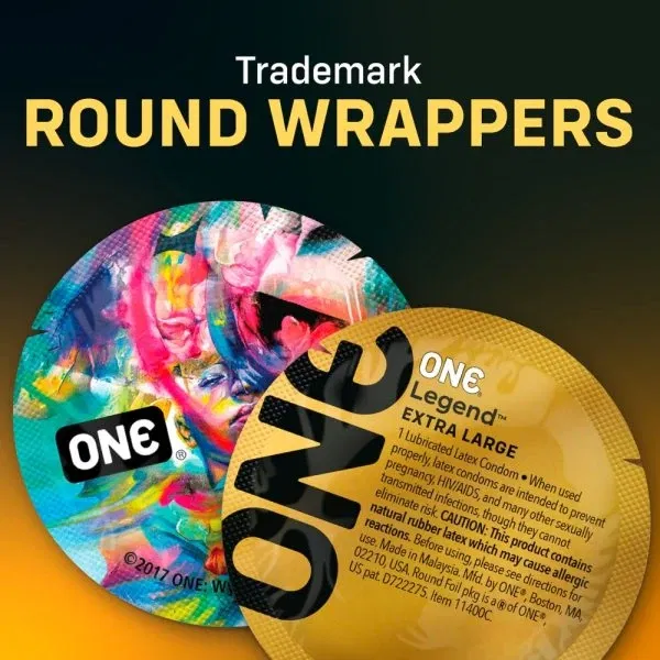 ONE Legend transparent XXL Kondome 12er – extragroß, vegan, 200 mm Länge, 56 mm Breite