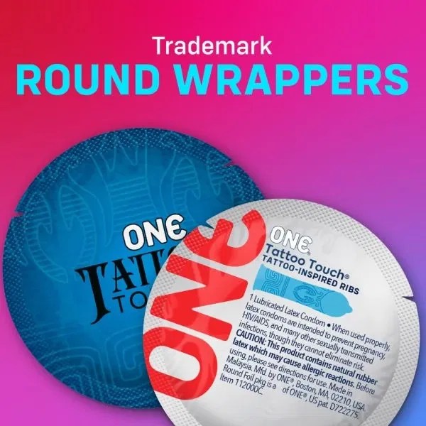 ONE Tattoo Touch Kondome transparent 12er – strukturierte Oberfläche, vegan, 180 mm ONE Tattoo Touch Kondome transparent 12er – strukturierte Oberfläche, vegan, 180 mm