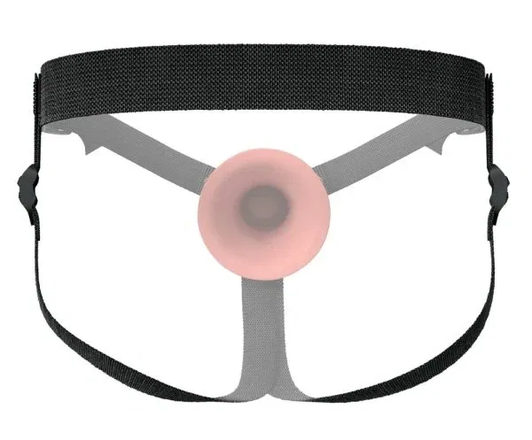 Fantasy X-Tensions Elite 5" Hollow Strap-On - Naturlook Dual Density Silikon