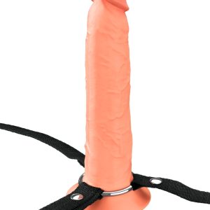 Fantasy X-Tensions Elite 9" Hollow Strap-On Dual, Naturlook, Dual Density-Silikon, verstellbar, 24,1 cm Fantasy X-Tensions Elite 9" Hollow Strap-On Dual, Naturlook, Dual Density-Silikon, verstellbar, 24,1 cm – Bild 3