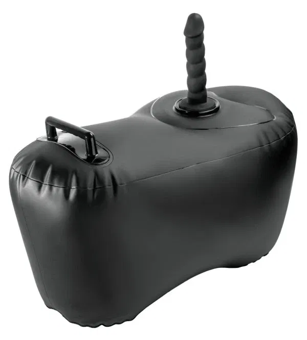 FFS Body Dock Infl. Love Seat B - aufblasbares Liebeskissen mit Dildo, schwarz