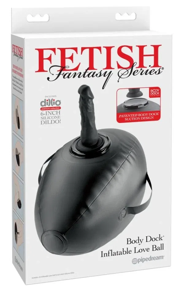 Fetish Fantasy Series Body Dock Inflatable Love Ball - Schwarz