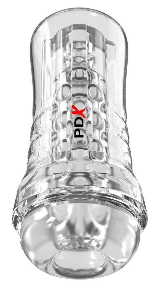 PDX Elite ViewTube EZ-Grip Stroker Transparent 21 cm