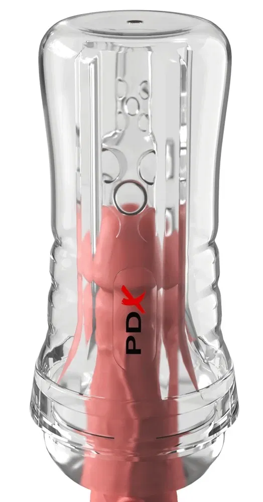 PDX Elite ViewTube EZ-Grip Stroker Transparent 21 cm