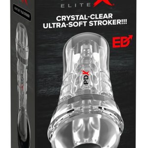 PDX Elite ViewTube EZ-Grip Stroker Transparent 21 cm