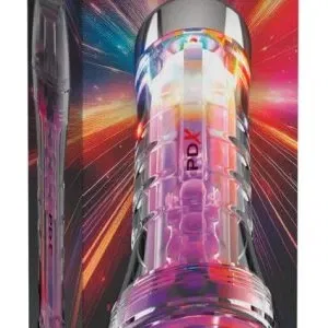 PDX Elite ViewTube XXL Clear LED Stroker Masturbator transparent