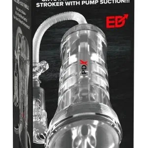 PDX Elite ViewTube Vac XXL Transparent Stroker mit Intensivpumpe