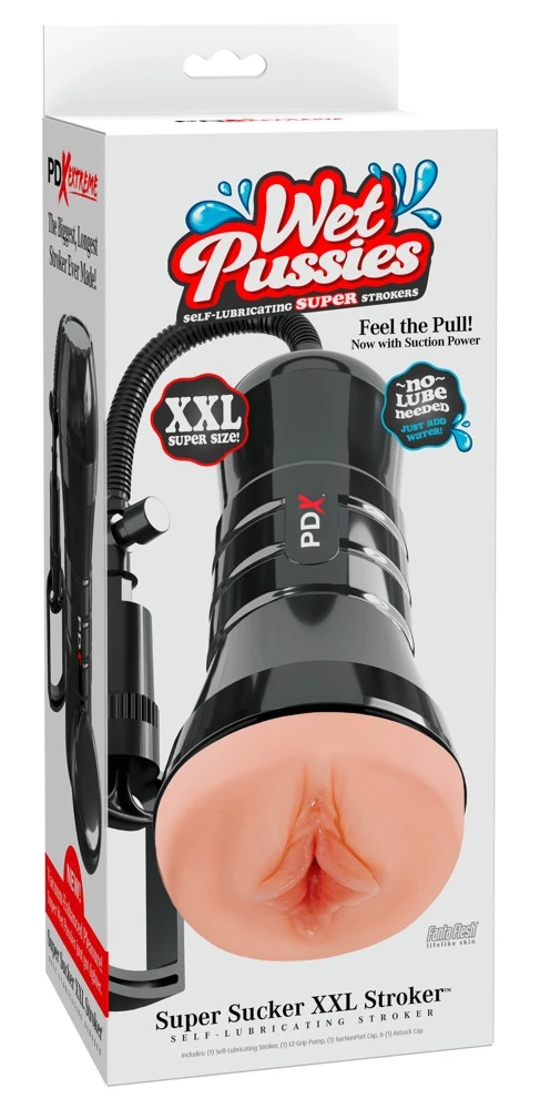 Pipedream Extreme Toyz WetP Super Sucker XXL Stroker Hautfarben Hell