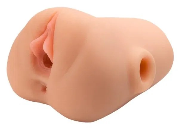 PDX Plus Vibrierender Pussy Pounder Stroker, hautfarben