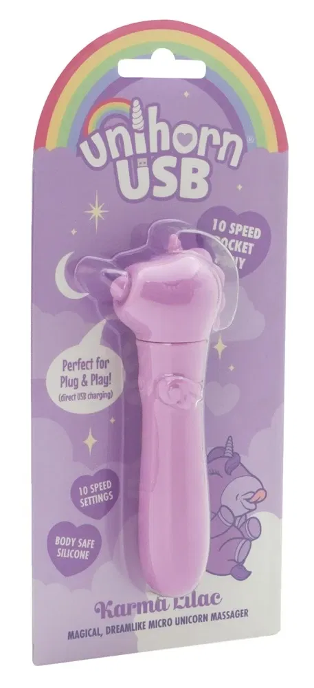 Unihorn USB Karma Minivibrator Lilac Silikon 10 Modi