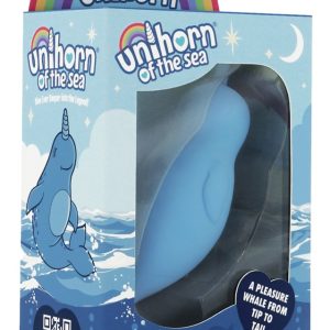 Unihorn Narwhal klitoris-vibrator silber 14,3 cm beidseitig vibrierend