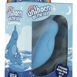 Unihorn Narwhal klitoris-vibrator silber 14,3 cm beidseitig vibrierend