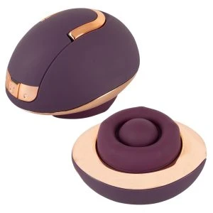 Belou Rotating Vulva Massager - Premium Auflegevibrator mit Vibration und Massage - Rot
