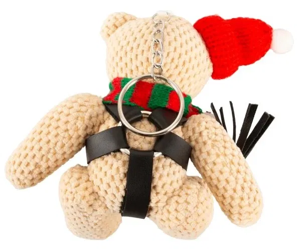 Bad Kitty Teddy Winter Edition 11 cm mit Harness, Mini-Peitsche & Strickmütze Bad Kitty Teddy Winter Edition 11 cm mit Harness, Mini-Peitsche & Strickmütze