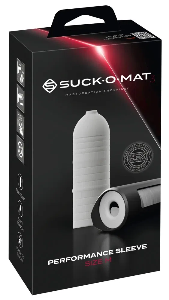 Suck-O-Mat 3 Performer Sleeve M - Grau