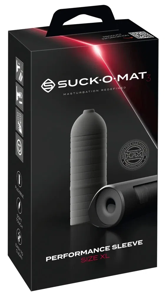 Suck-O-Mat 3 Performance Sleeve XL - Performance Ringen, grau