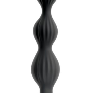 ANOS Premium Flexible Anal Beads mit Jumping Vibrations, Schwarz, 21,1 cm ANOS Premium Flexible Anal Beads mit Jumping Vibrations, Schwarz, 21,1 cm – Bild 3