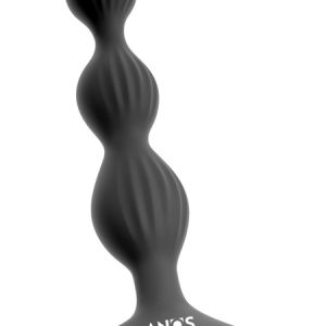 ANOS Premium Flexible Anal Beads mit Jumping Vibrations, Schwarz, 21,1 cm ANOS Premium Flexible Anal Beads mit Jumping Vibrations, Schwarz, 21,1 cm – Bild 4