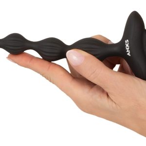 ANOS Premium Flexible Anal Beads mit Jumping Vibrations, Schwarz, 21,1 cm ANOS Premium Flexible Anal Beads mit Jumping Vibrations, Schwarz, 21,1 cm – Bild 5