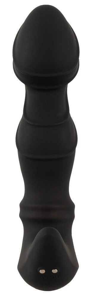 ANOS Moving Rings Vibro-Prostata Plug Schwarz 16,3 cm