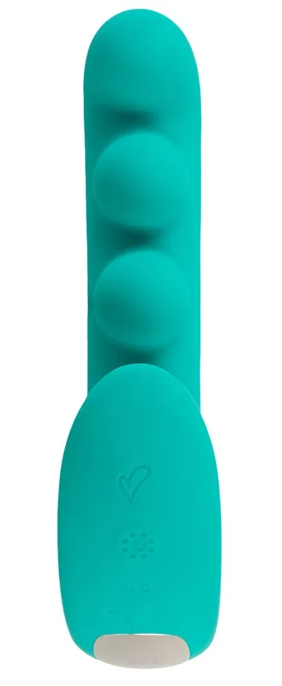 beau cœur Sylora Unique Beads Vibrator türkis 17 cm
