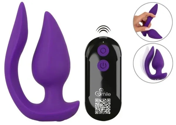 Sweet Smile 2in1 Plug & Panty Vib, lila Sweet Smile 2in1 Plug & Panty Vib, lila