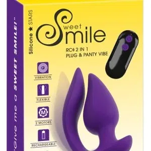 Sweet Smile 2in1 Plug & Panty Vib, lila