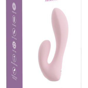 beau cœur Cerya Strong Mini V Rabbit Vibrator Rosa Dual Power 14 cm