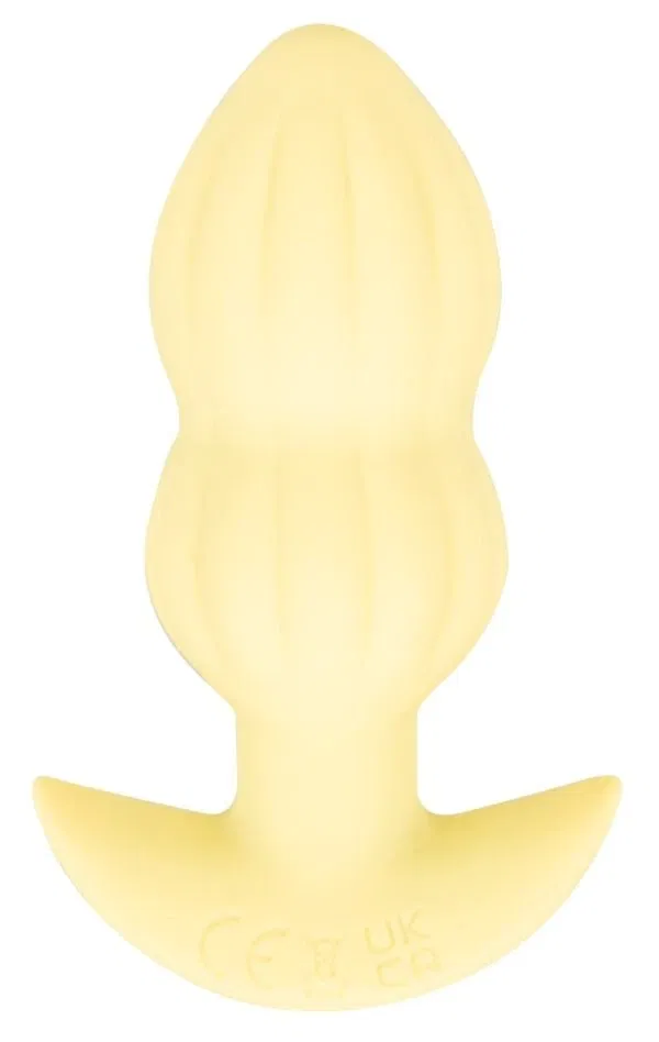 Cuties Vibrations-Mini-Butt-Plug Gelb – 7 Modi, Silikon, Wiederaufladbar Cuties Vibrations-Mini-Butt-Plug Gelb – 7 Modi, Silikon, Wiederaufladbar
