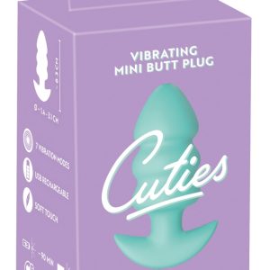 Cuties Vibrating Mini Butt Plug türkis – 7 Vibrationsmodi, wiederaufladbar, Silikon